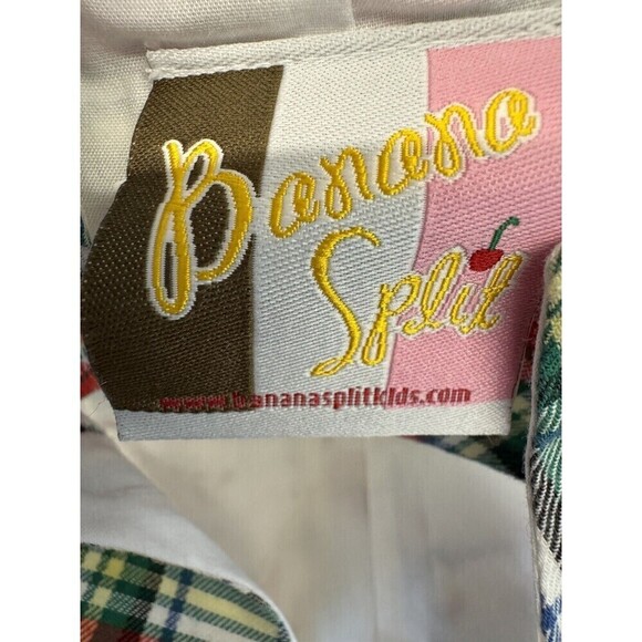 Banana Split baby unisex romper red green Christmas embroidering size 9 months - Picture 7 of 12